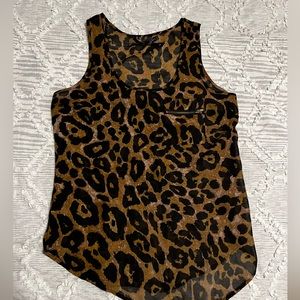 Animal Print Tank Top